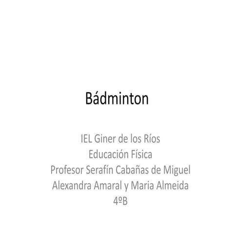 Bádminton