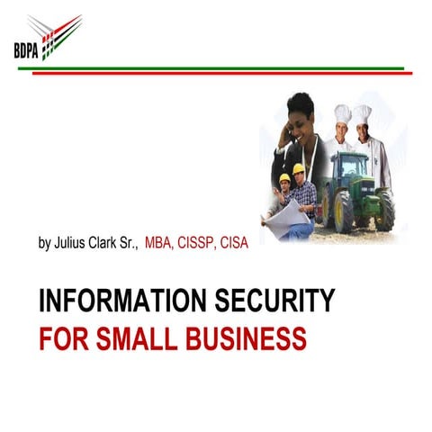 Information Security for Small Business