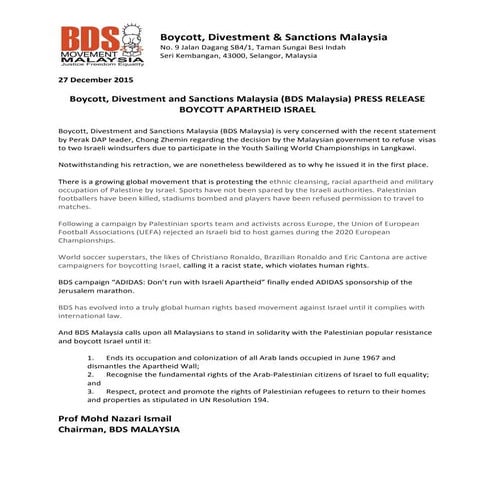 Boycott Divestment Sanction 27 december 2015 | PDF