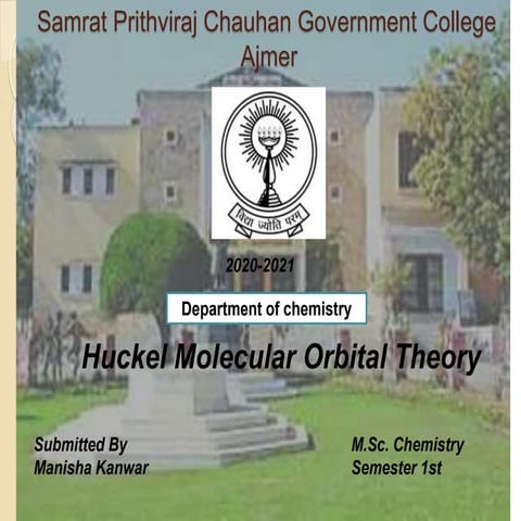 Huckel Molecular Orbital Theory 