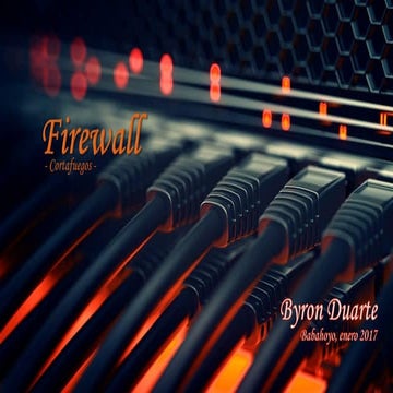 Firewall - Cortafuegos 