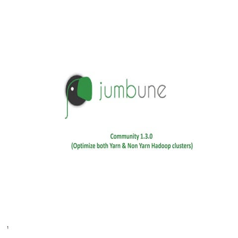 Jumbune optimize hadoop-solutions