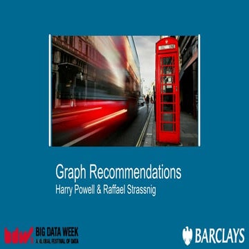 BDW16 London - Harry Powell & Raffael Strassnig, Barclays UK - Graph-Based Re...