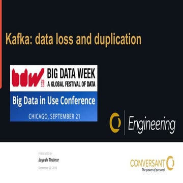 BDW Chicago 2016 -  Jayesh Thakrar, Sr. Software Engineer, Conversant -  Data...