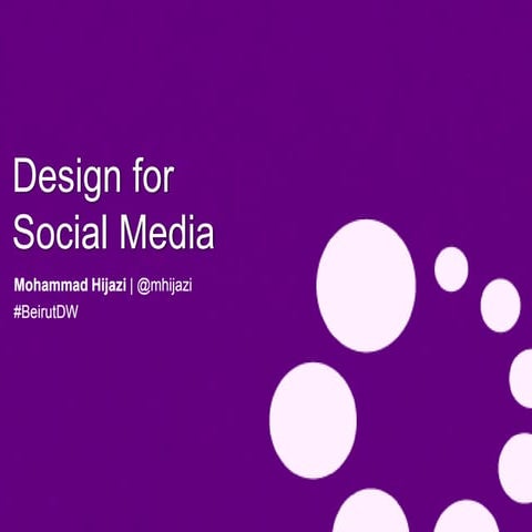Design for Social Media