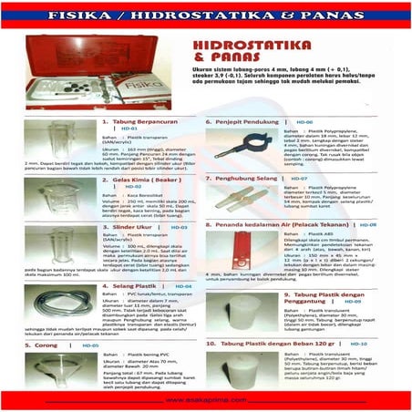 Rab alat lab ipa smp dak 2014, | PDF