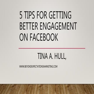 6 Ways to Improve Your Social Media Engagement | PPTX