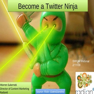 Become A Twitter Ninja