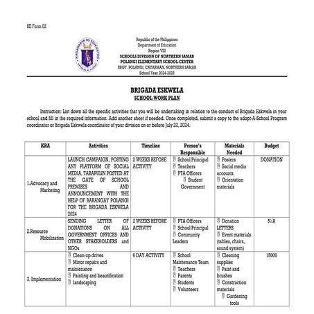Brigada Eskwela 2024 School Work Plan.pdf