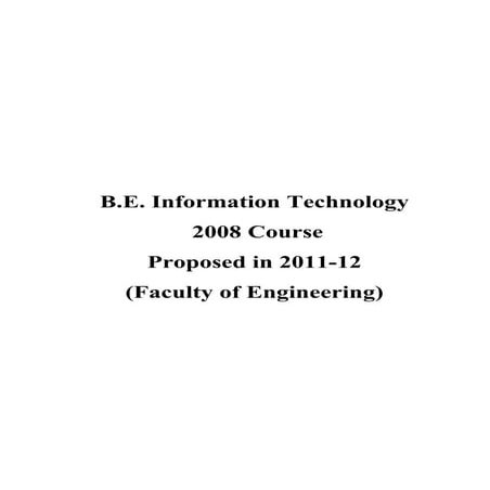 Be information technology2008course
