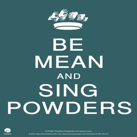 Be mean and sing powder 348002