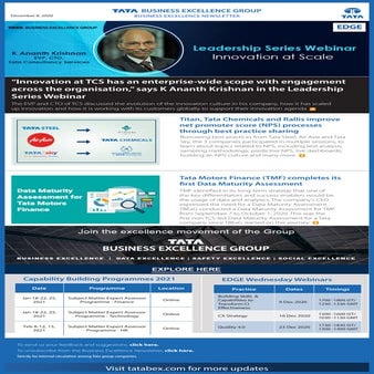 Business Excellence Newsletter Dec'20