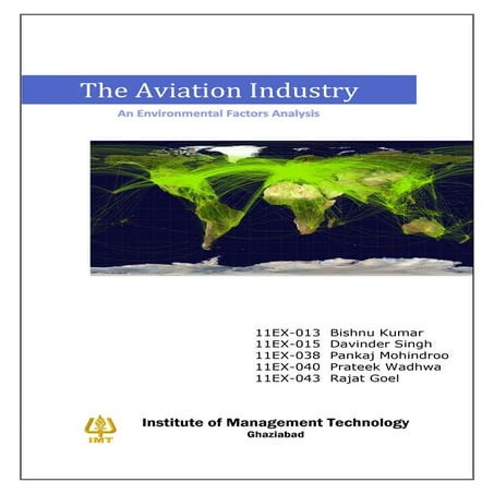 Business Environment - The Aviation Industry - An Environment Factor Analysis