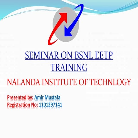 Seminar on BSNL-EETP