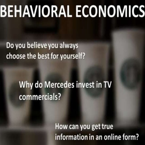 Introduction to Behavioral Economics