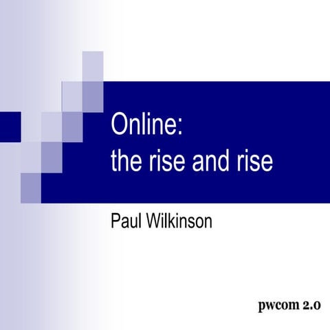 Online: the rise and rise. How Web 2.0 is changing construction PR and marketing