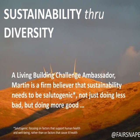 Sustainability through Diversity