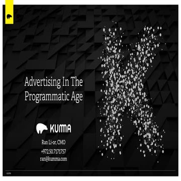 advertising in the programmatic age