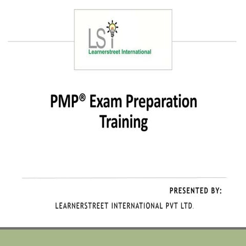 LSI - PMP - Training material