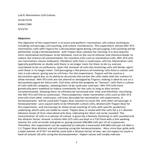 Examples of Quantification Techniques- Hemocytometry, UV-Vis Spectrophotometr...