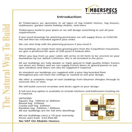 Folder Insert & Specification Sheets email version