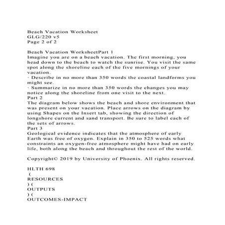 Beach Vacation WorksheetGLG220 v5Page 2 of 2Beach Vacatio.docx