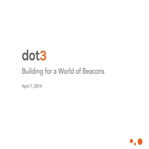 iBeacon and IoT: Where We're At, Where We're Going
