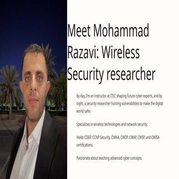 Beacon frames for Wireless engineering.pptx