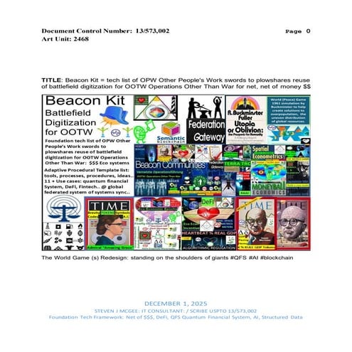 Beacon Kit paper foundation tech framework for world game (s) redesign pdf