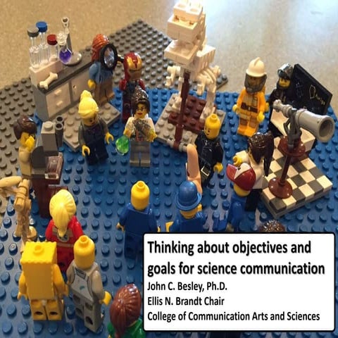 Beacon talk - Science Communication Goals and Objectives