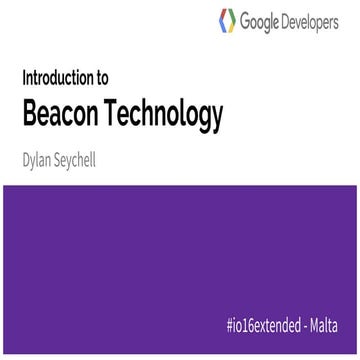 Introduction to Beacon technology 