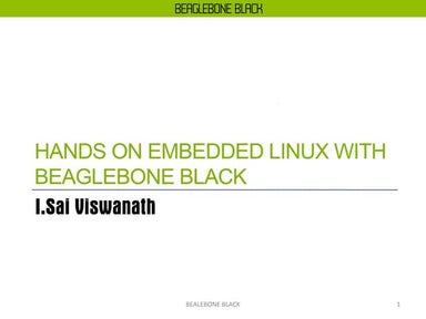 BeagleBone Black Using Python