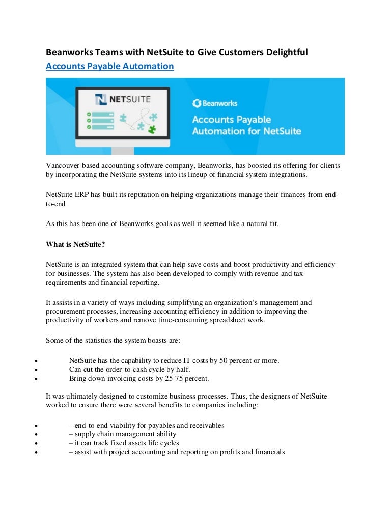 netsuite ap automation