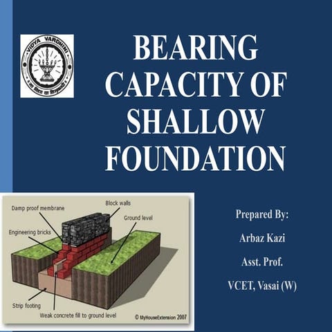 Bearing Capacity of Shallow Foundation