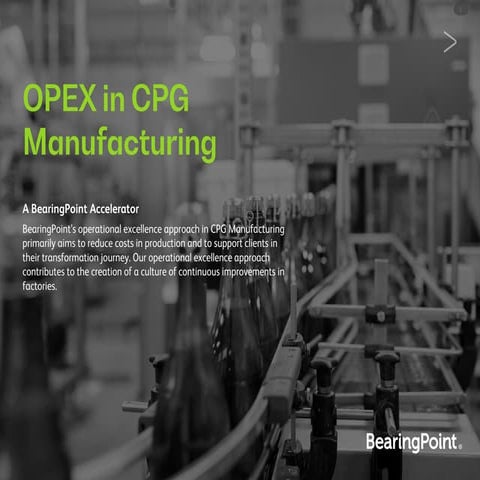 Opex in Manufacturing