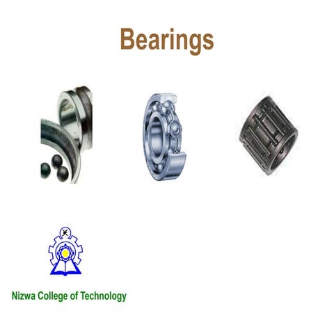 INTRODUCTION TO BEARINGS AND DEFINITIONS