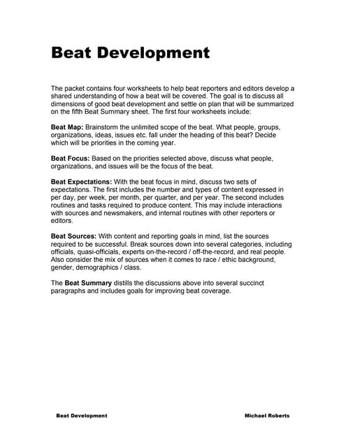 Beat Mapping