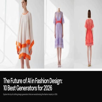 The Future of AI-Powered Fashion Design 10 Top Generators for 2026 | PDF