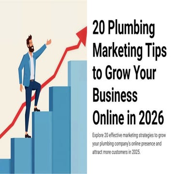 20 Plumbing Marketing Tips to Grow Your Business Online in 2026 | PDF