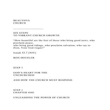 BEAUTIFUL CHURCH ___________________ SIX STEPS  TO.docx
