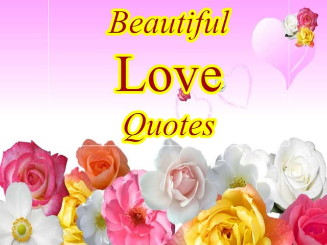 Beautiful Love Quotes
