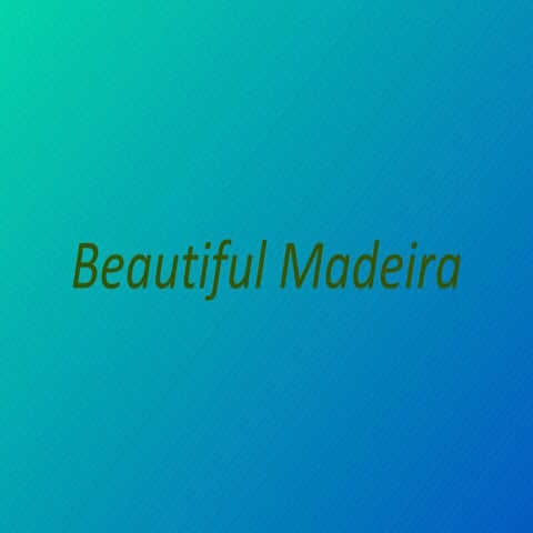 Jardinería en Madeira