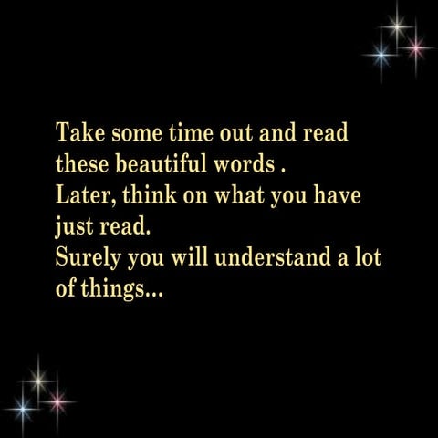 Some Beautiful words