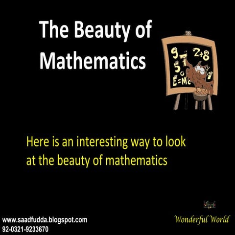 Beauty of-mathematics