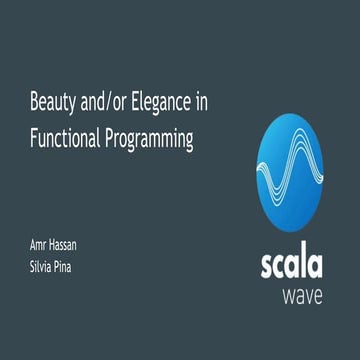Beauty and/or elegance in functional programming