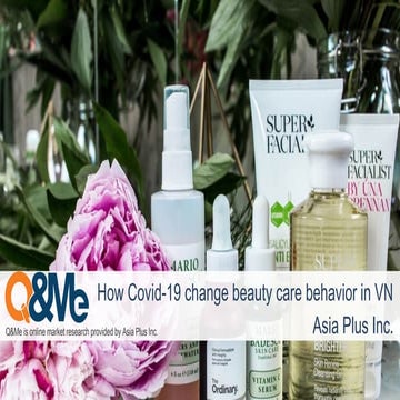 How Covid-19 change beauty care behavior in Vietnam
