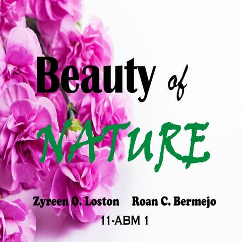 Beauty of Nature PDF ABM 1
