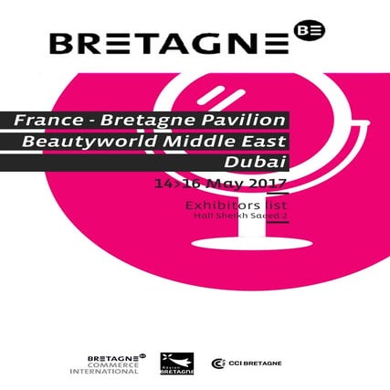 Breton companies at Beauty World Middle East 2017