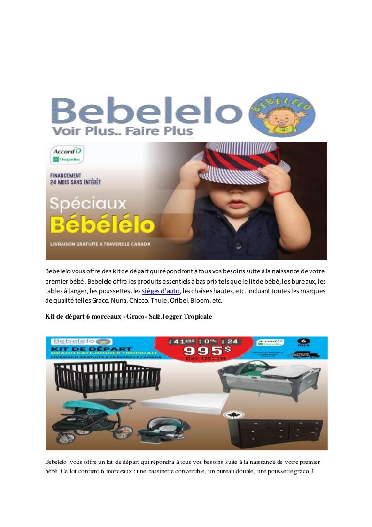 Kit De Depart Pour Bebe Au Quebec