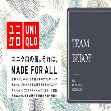 Uniqlo from Marketing concept | PPTX